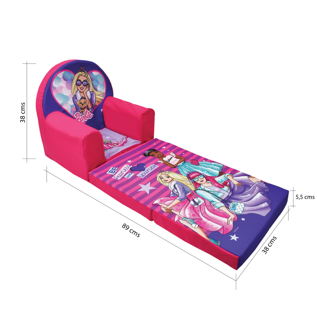 Sillón Infantil Converticama Barbie