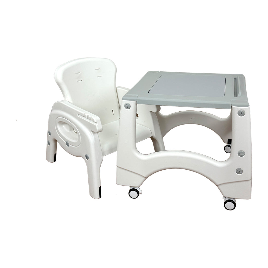 Silla Comedor Bebe Duna Happy Baby Gris