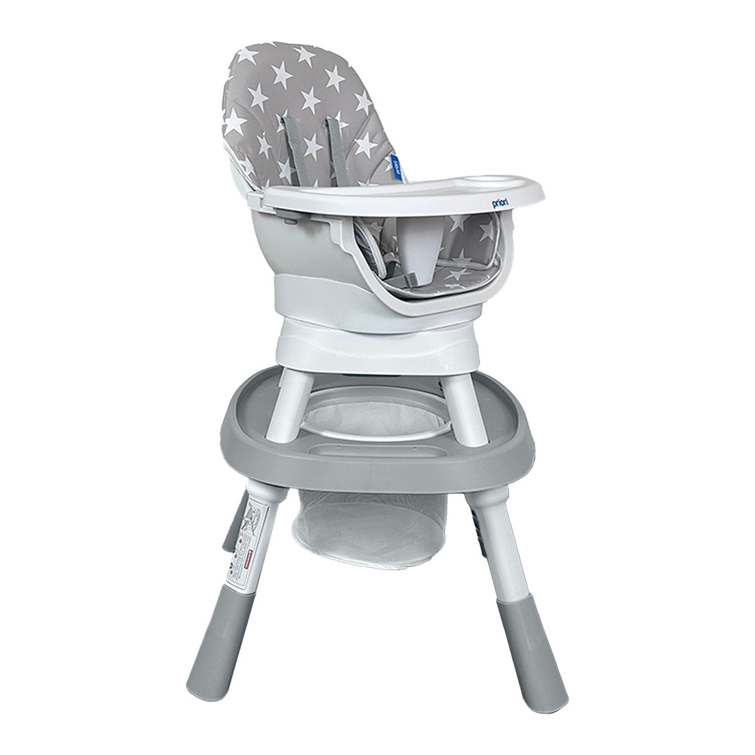 Silla Comedor bebé 12 en 1 con Giro 360 Yae de Priori Gris