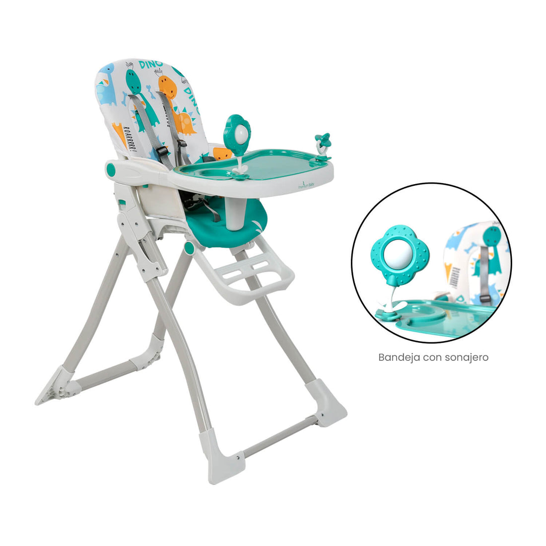 Silla Comedor Premium Baby Monaco Verde