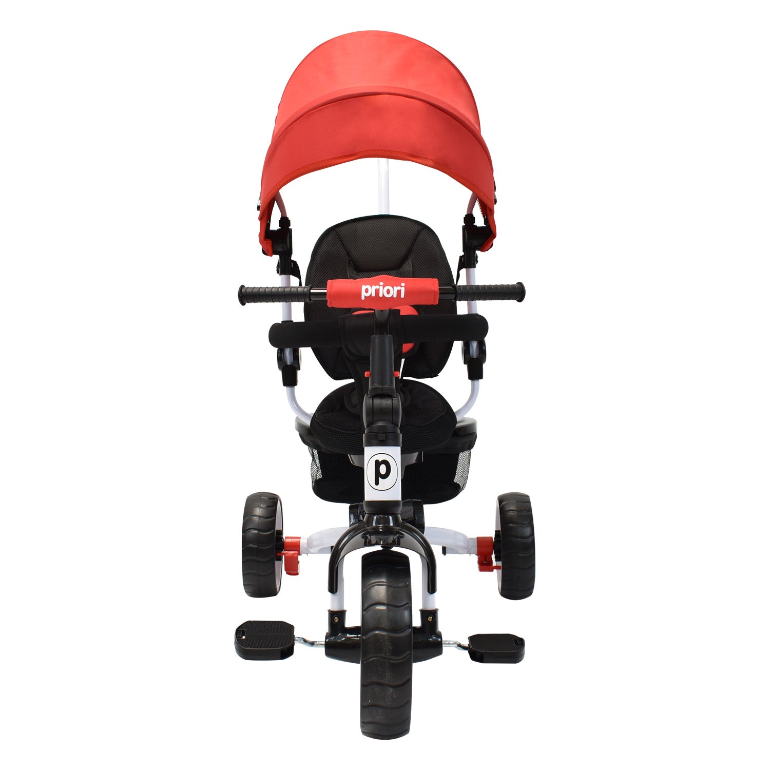 Triciclo Paseador Aaron 360 Bebe Priori Rojo