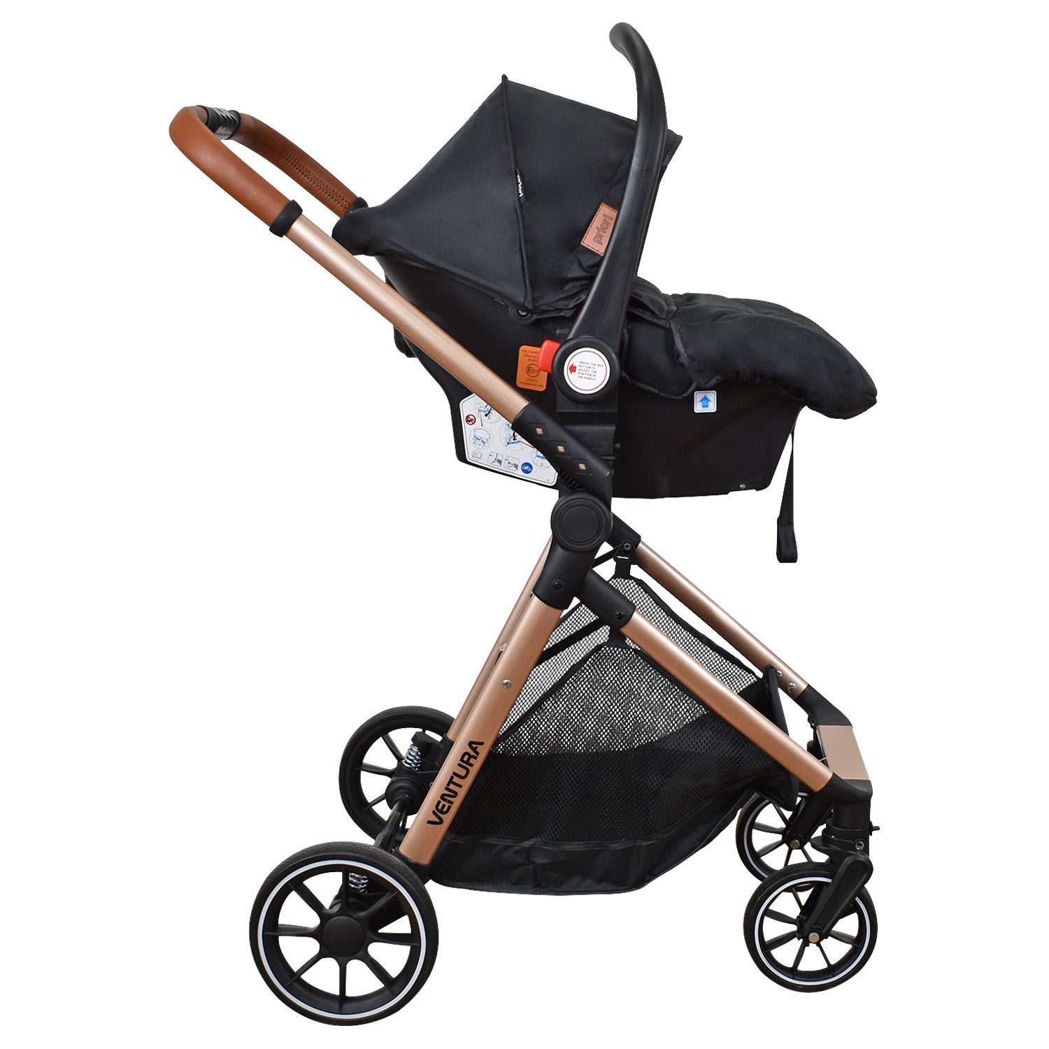 Coche Bebe Travel system Ventura Priori Negro