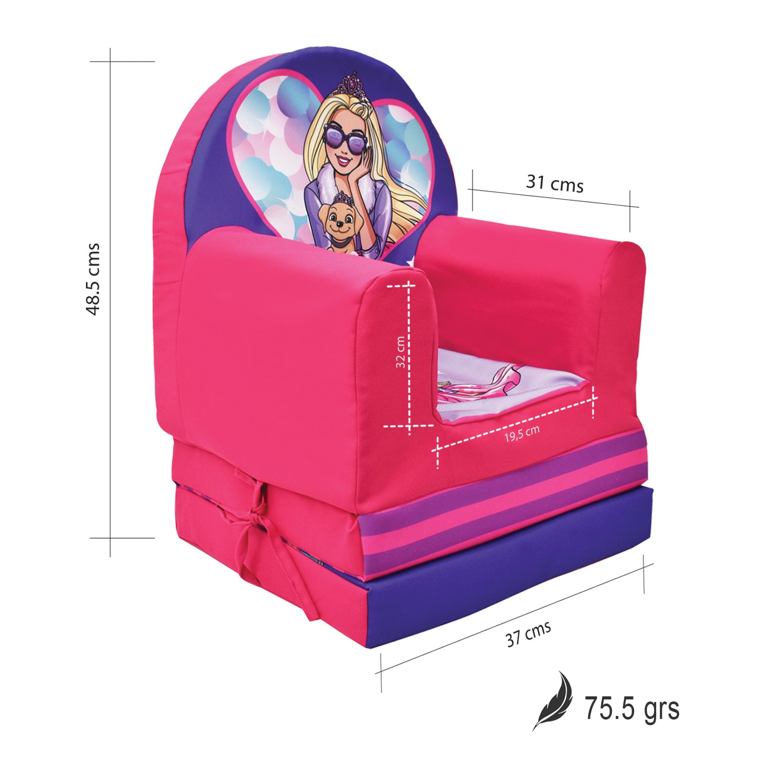 Sillón Infantil Converticama Barbie
