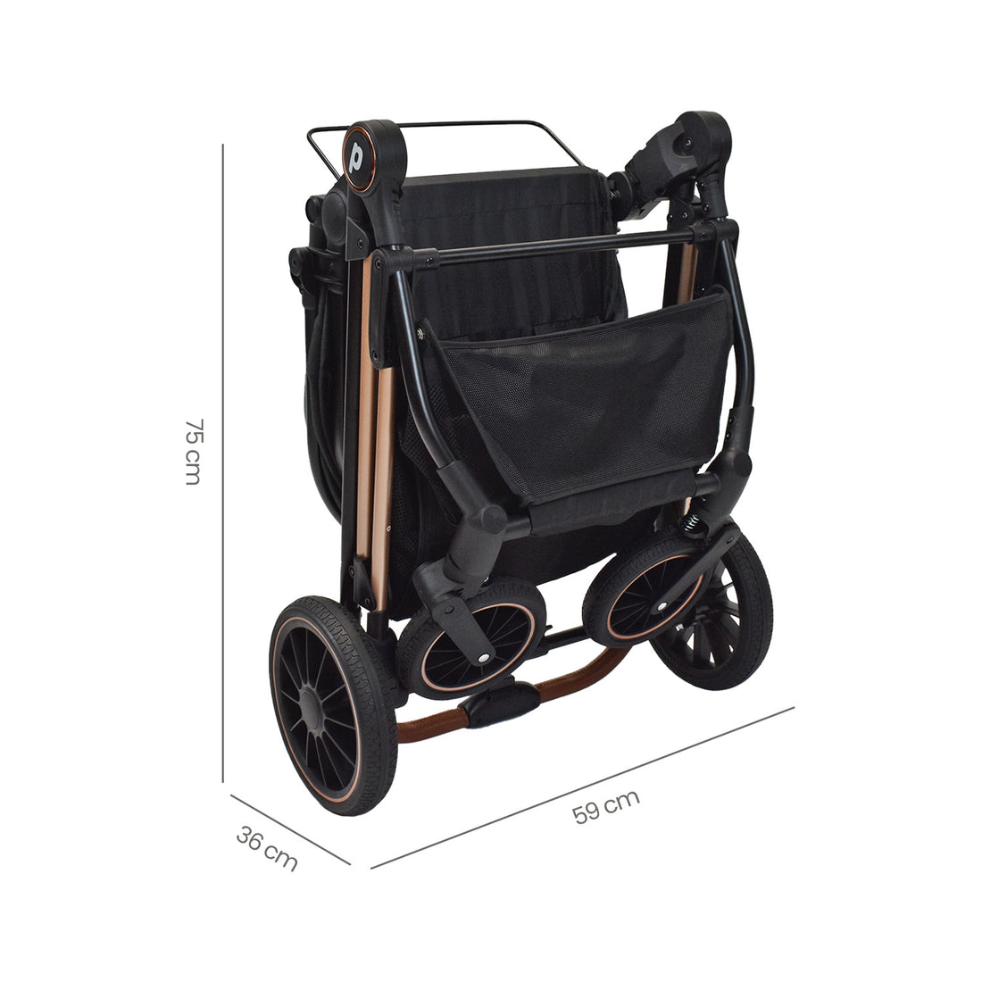 Coche Bebé Moisés Priori Ana Gris Oscuro