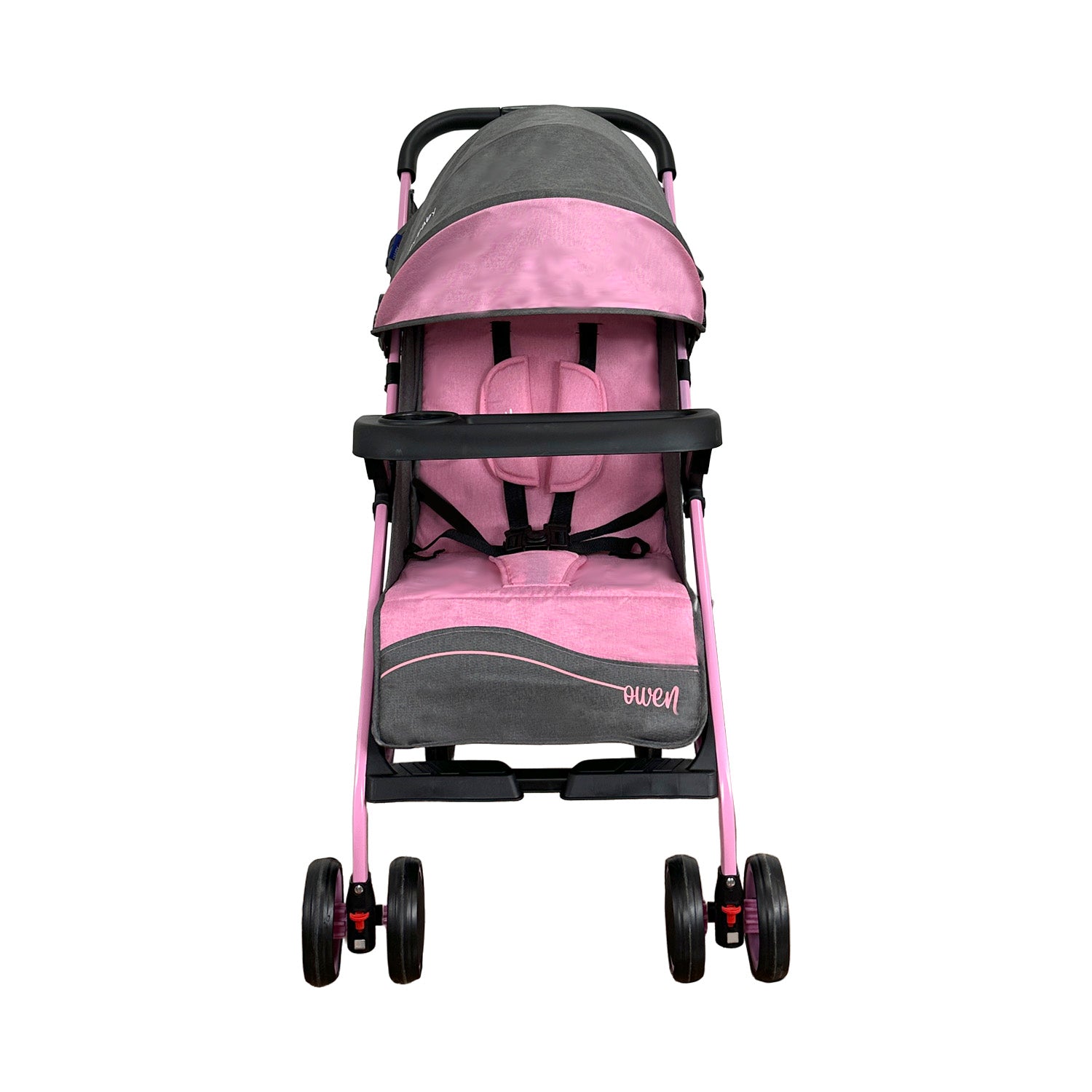 Coche Paseador Owen Happy Baby Rosado