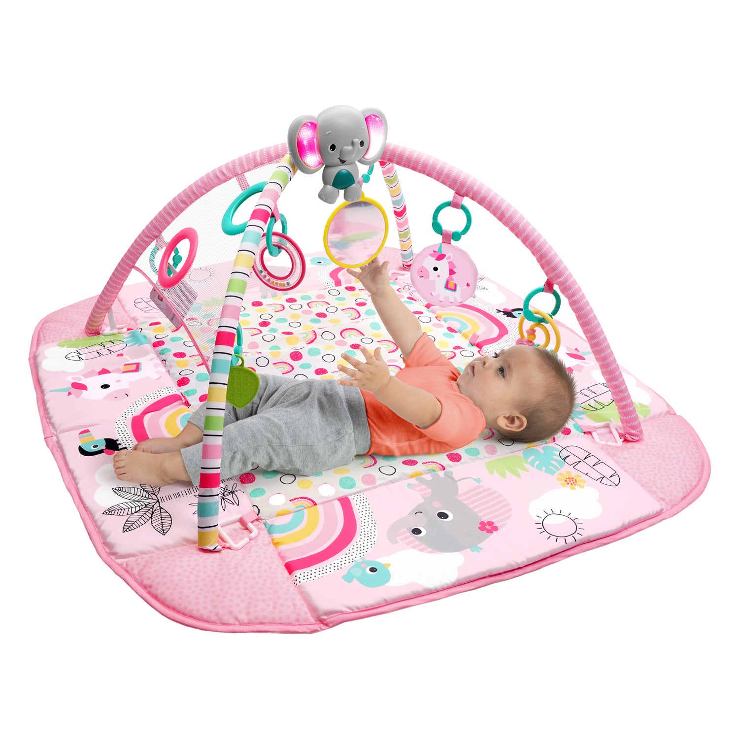 Gimnasio de Actividades Zafari Rosado 12625 Bright Starts