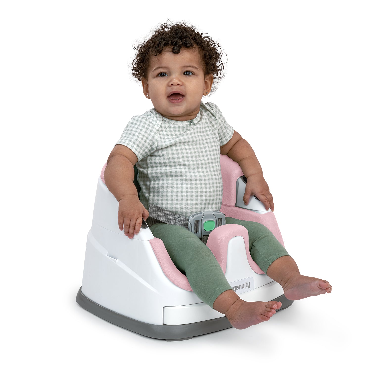 Silla Comedor Booster Multiusos Bebe Ingenuity Rosa 16726