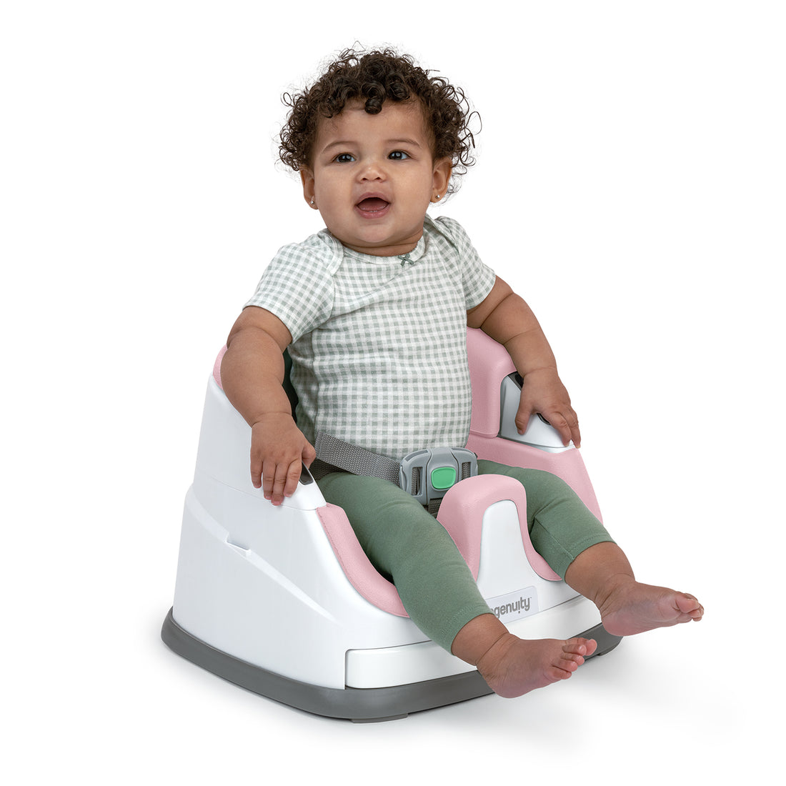Silla Comedor Booster Multiusos Bebe Ingenuity Rosa 16726