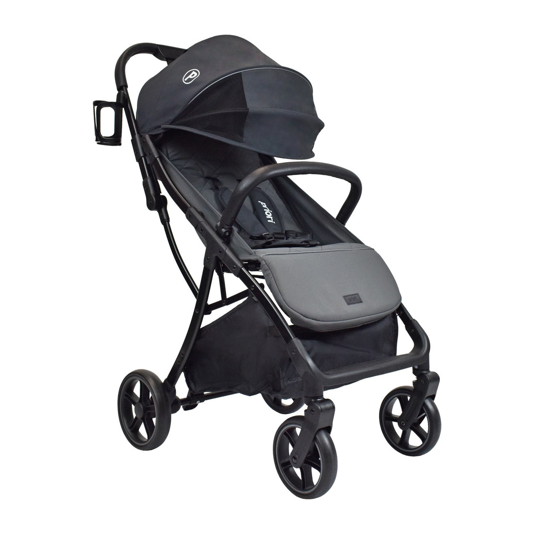 Combo Coche Nova negro +Cuna Ariel Octopus Priori Verde