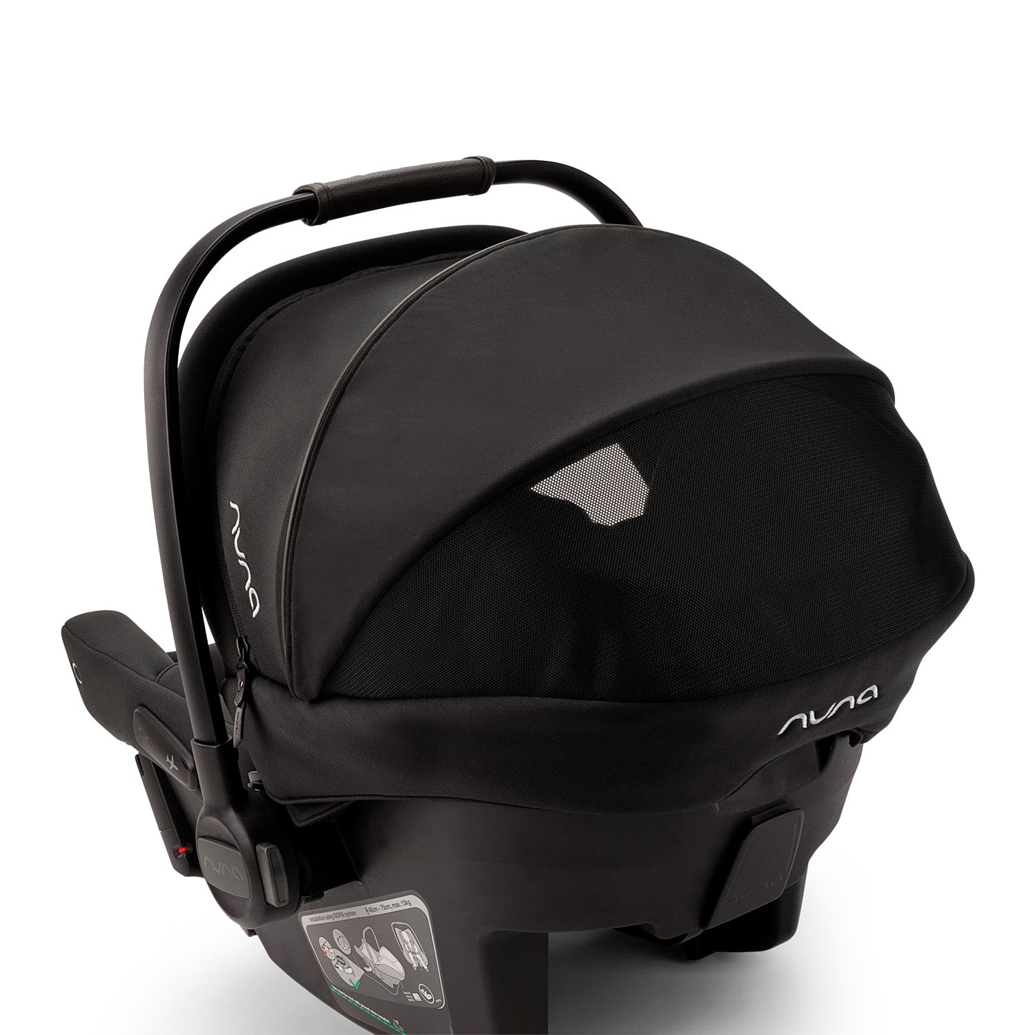 Porta Bebé Nuna Pipa Urban Caviar