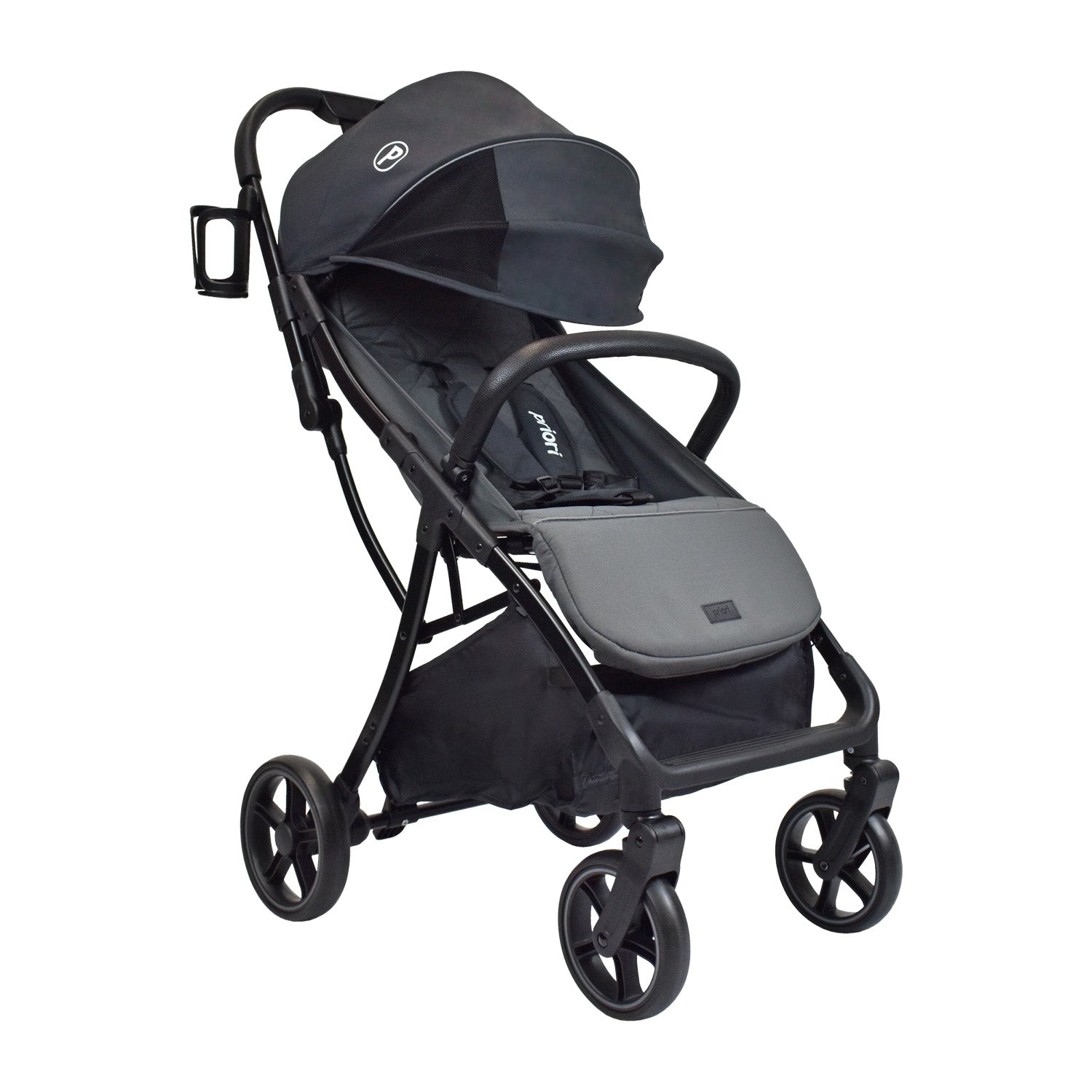 Combo Coche Nova negro +Cuna Ariel Octopus Priori Verde