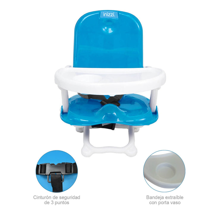 Silla Comerdor Booster Inizzi Sundell Azul