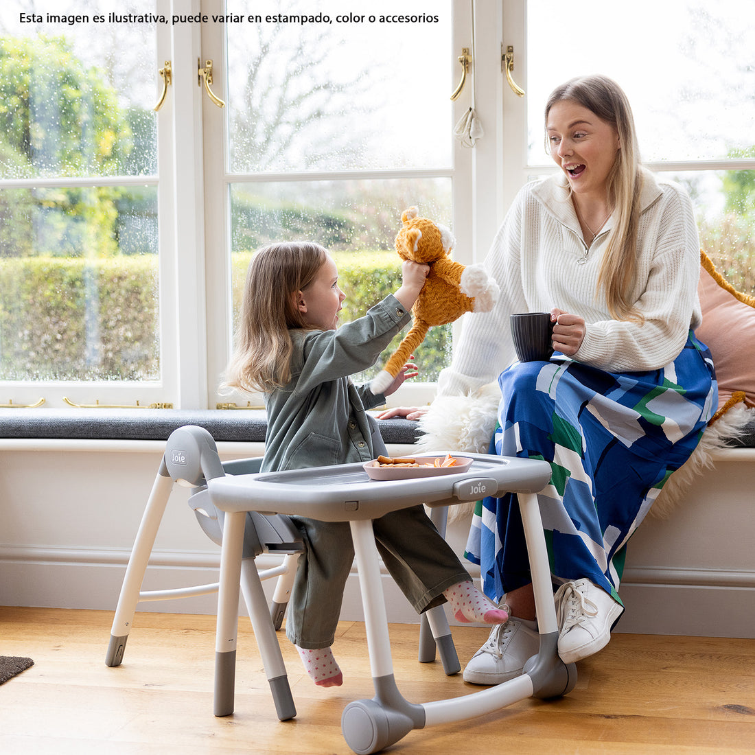 Comedor Bebe 6 en 1 Multiply Joie Walnut wood