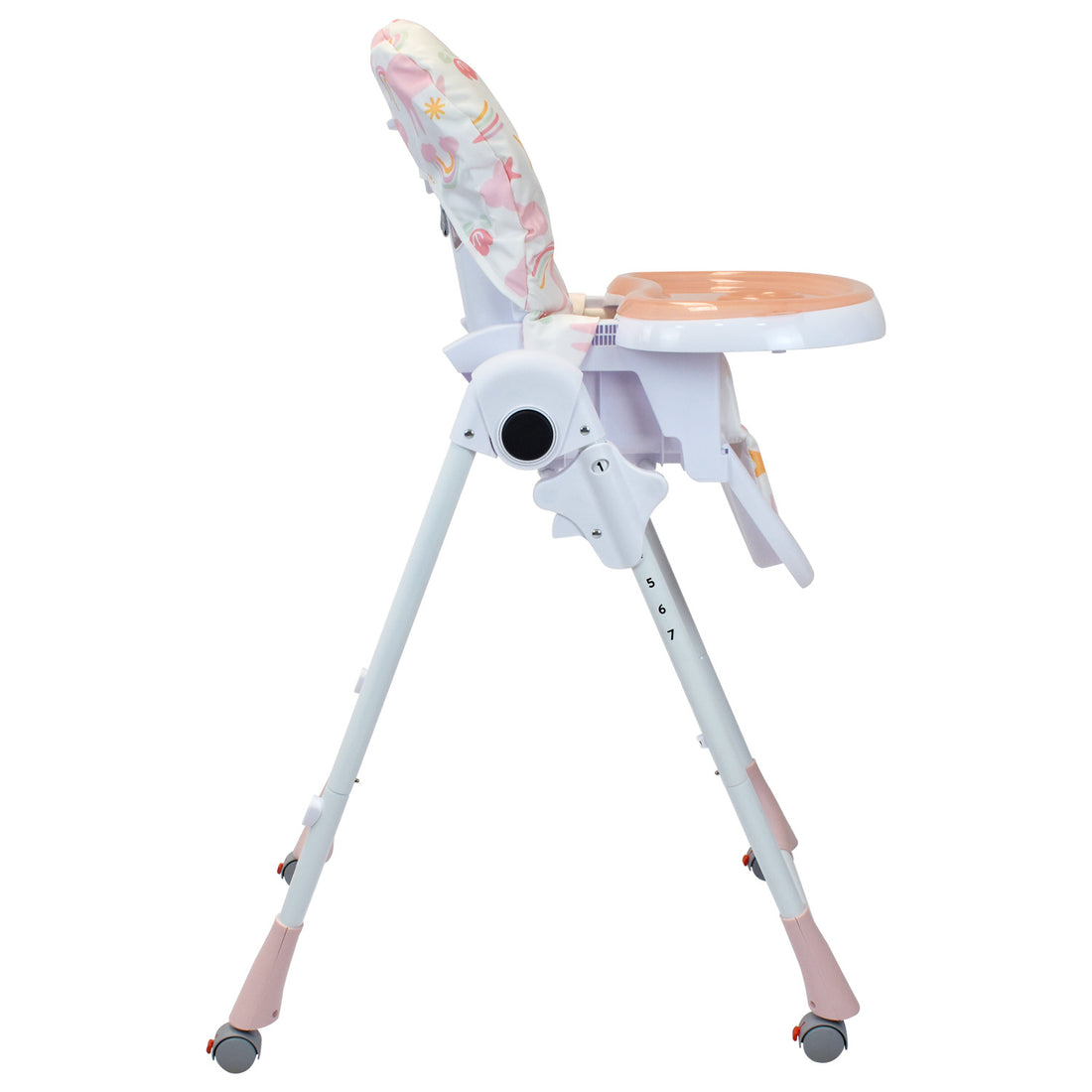 Silla Comedor Bebe Rosada Charlie Priori