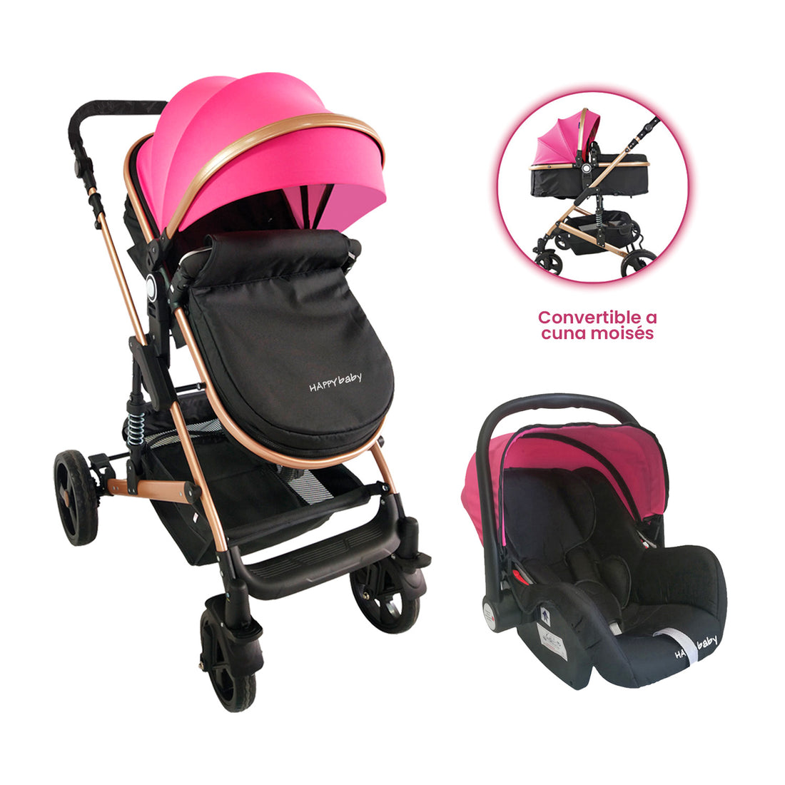 Coche Bebé 4 en 1 Ginger and Rue Shale Joie