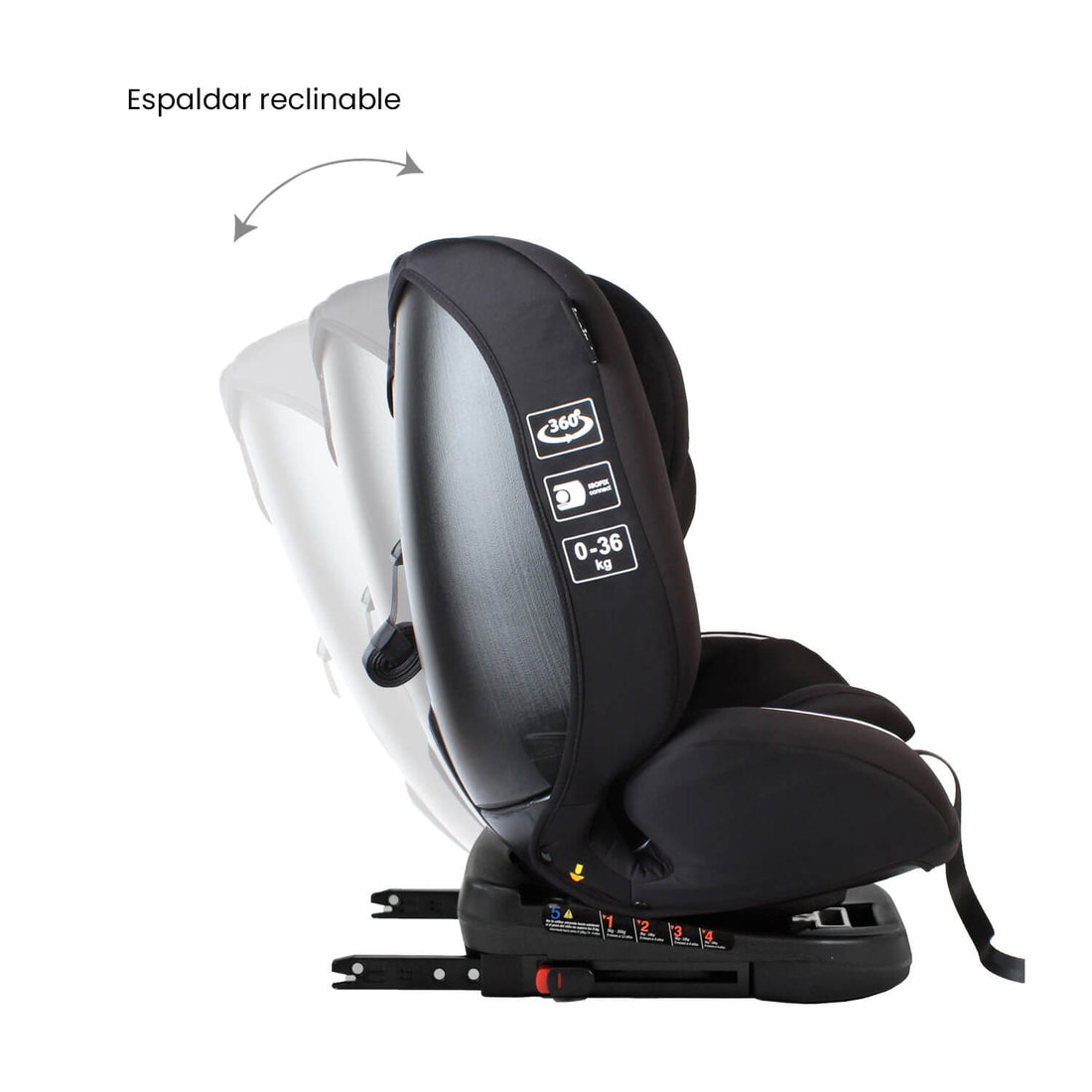 Silla Carro Bebe First 360° Negro Priori