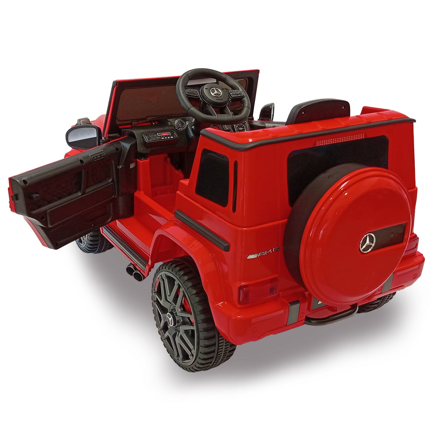 Carro montable con control Mercedes Benz Rojo LQ003