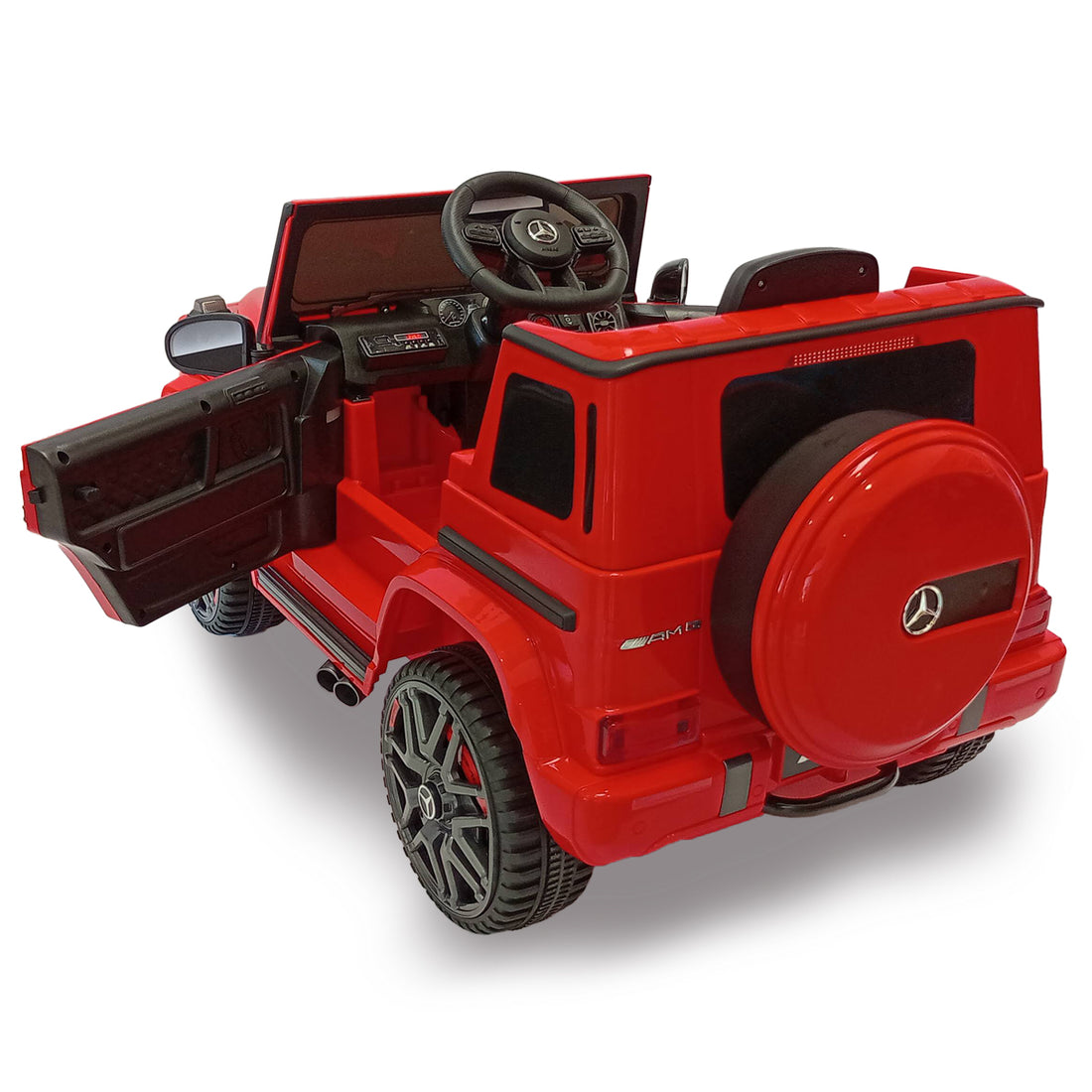 Carro montable con control Mercedes Benz Rojo LQ003