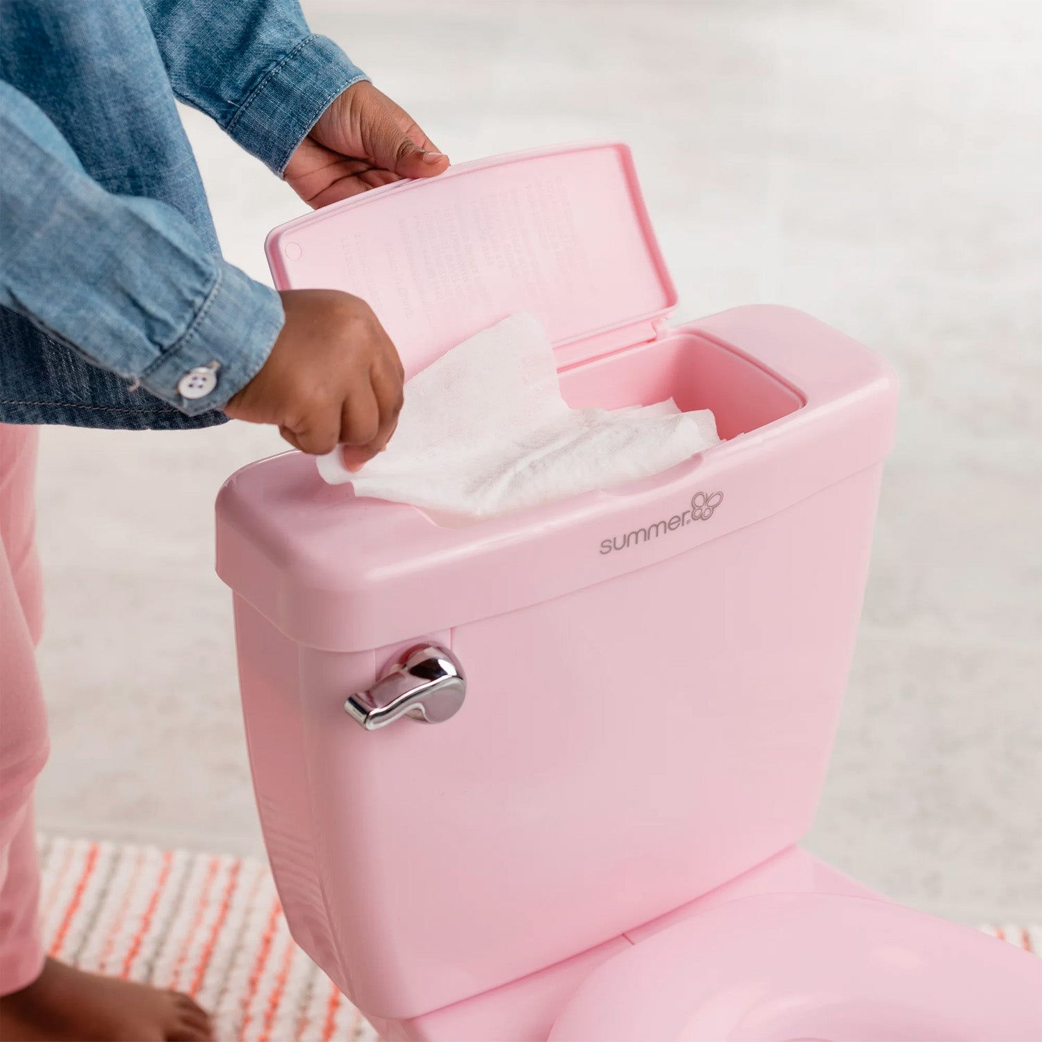 Vasenilla Inodoro Bebe Sonidos Summer Rosa 11676ADSV