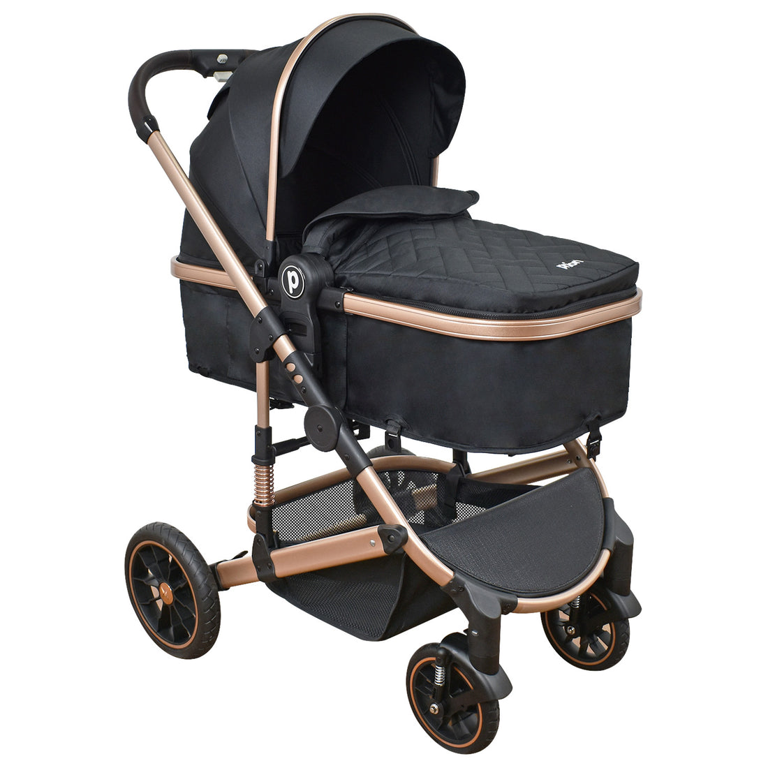 Coche Bebe 4 en 1 Travel System Cris Priori Negro