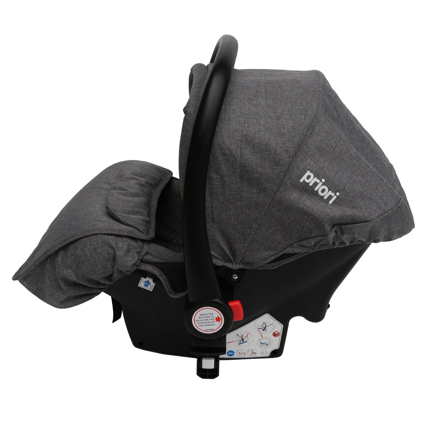 Coche Bebe Moises 4 en 1 Frezzio Priori Gris
