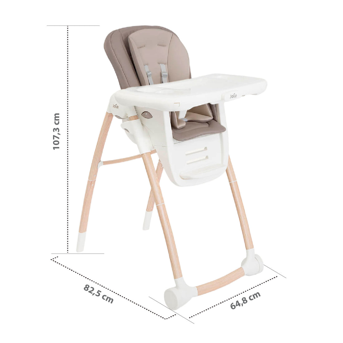 Comedor Bebe 6 en 1 Multiply Joie Walnut wood