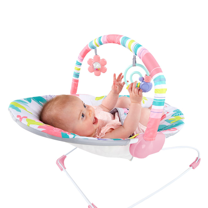 Silla Mecedora Rosa Safari Bebe12228  Bright Starts