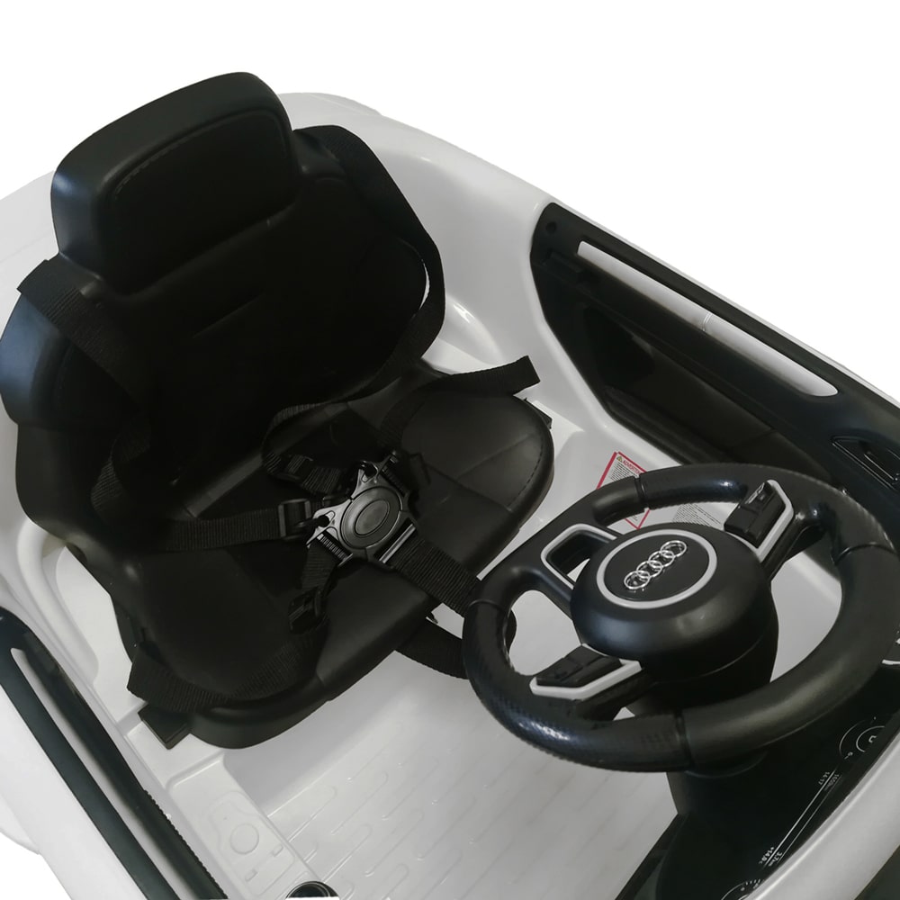 Carro Electrico Con Control Remoto Audi Blanco