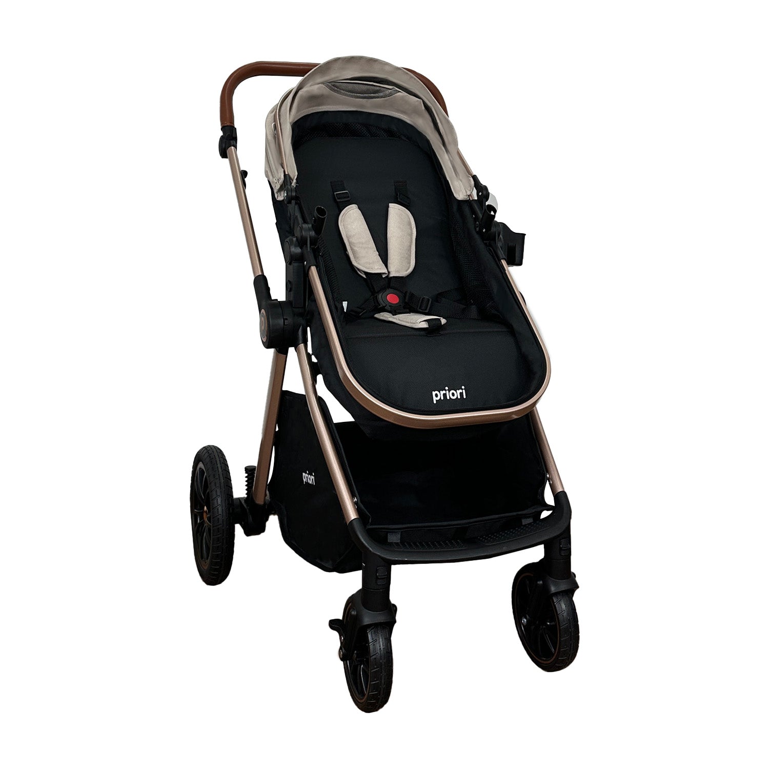 Coche Bebe Travel System Snow Priori Beige