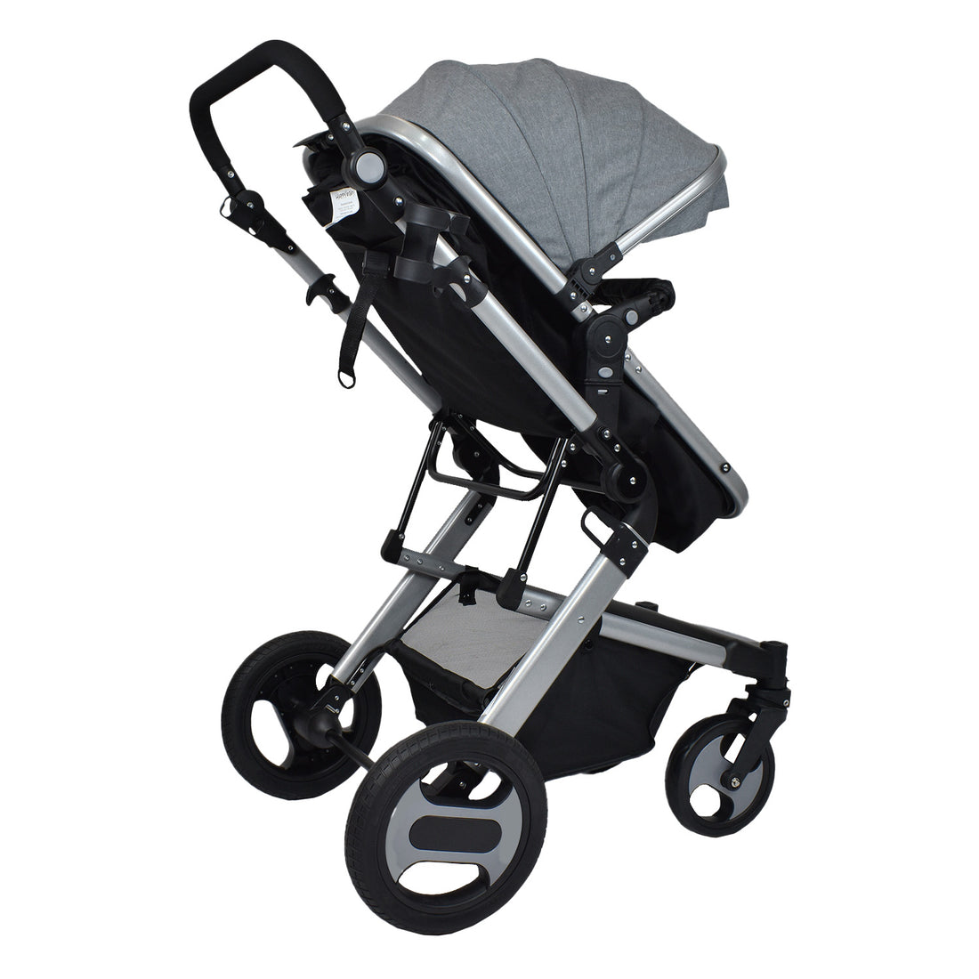 Coche Bebe Moisés Wow Ts Happy Baby Gris