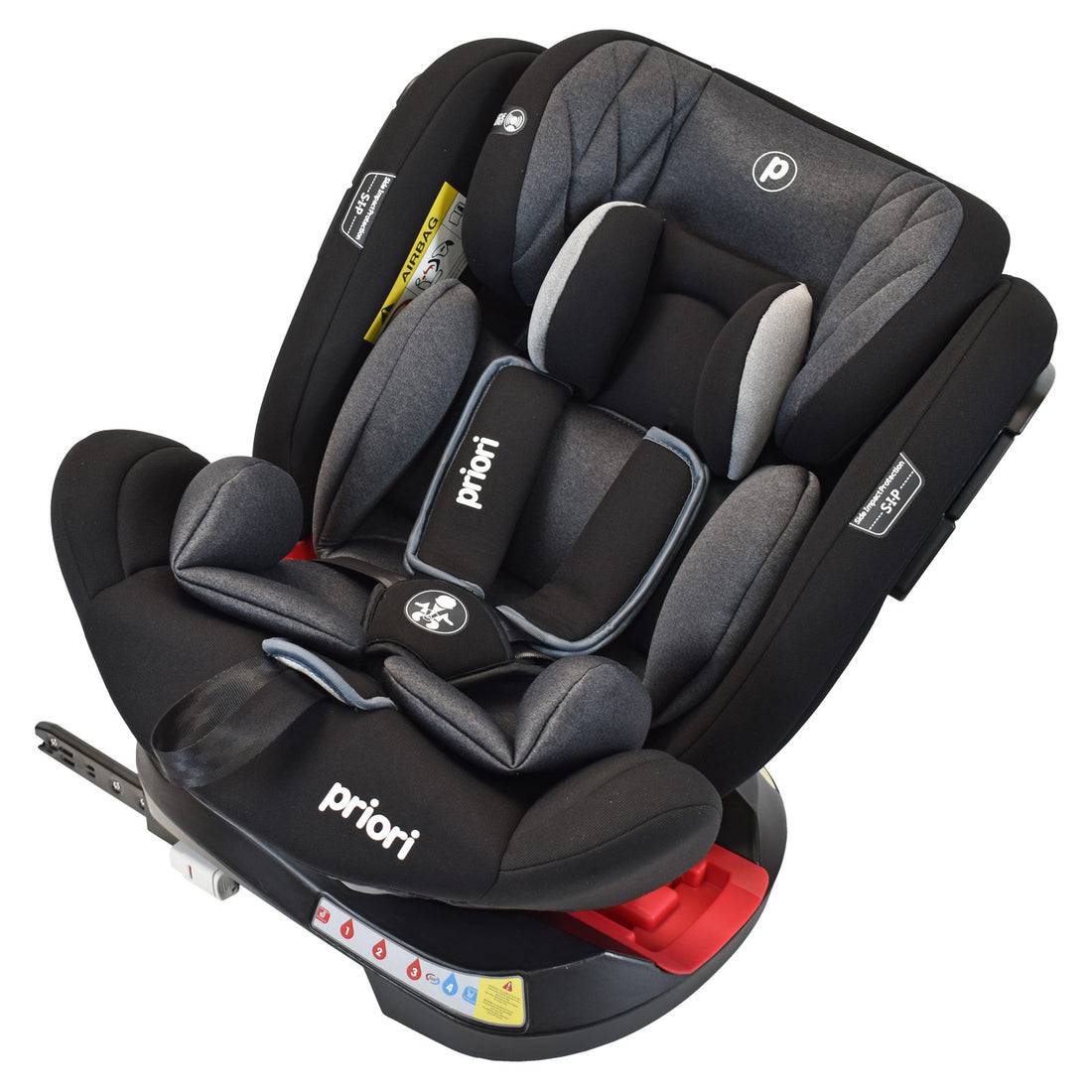 Silla De Carro Bebe Twist Con Isofix Negra  Priori