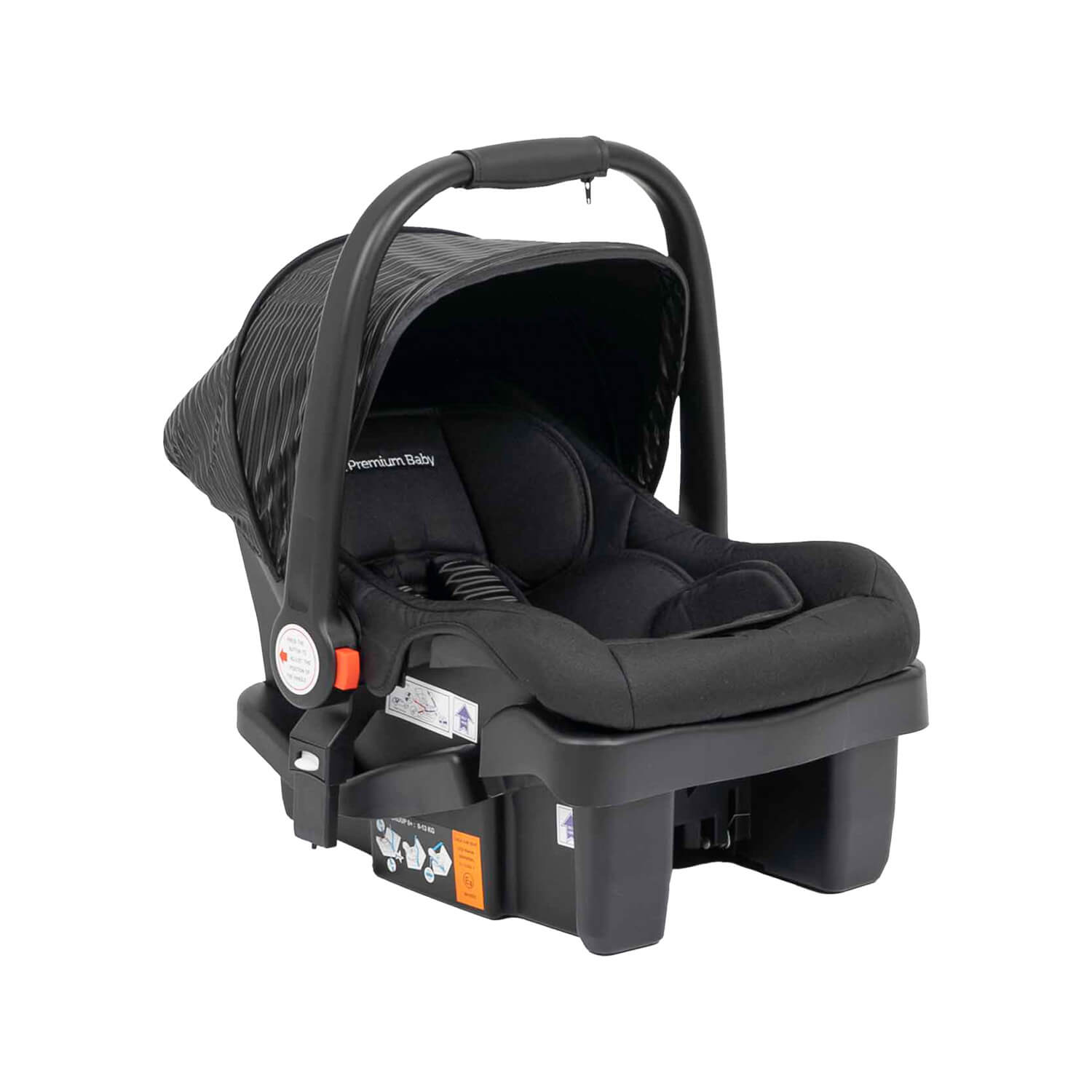 Coche Bebé Moises Aston Lineas Premium Baby Collection Negro