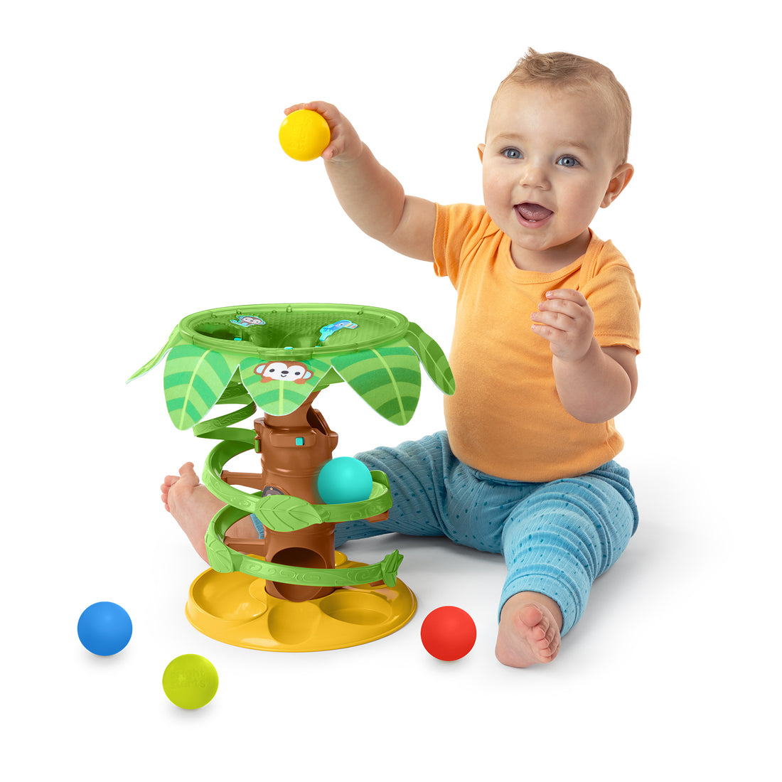 Juguete Pelota Giratoria Música Bebe Bright Starts 16826