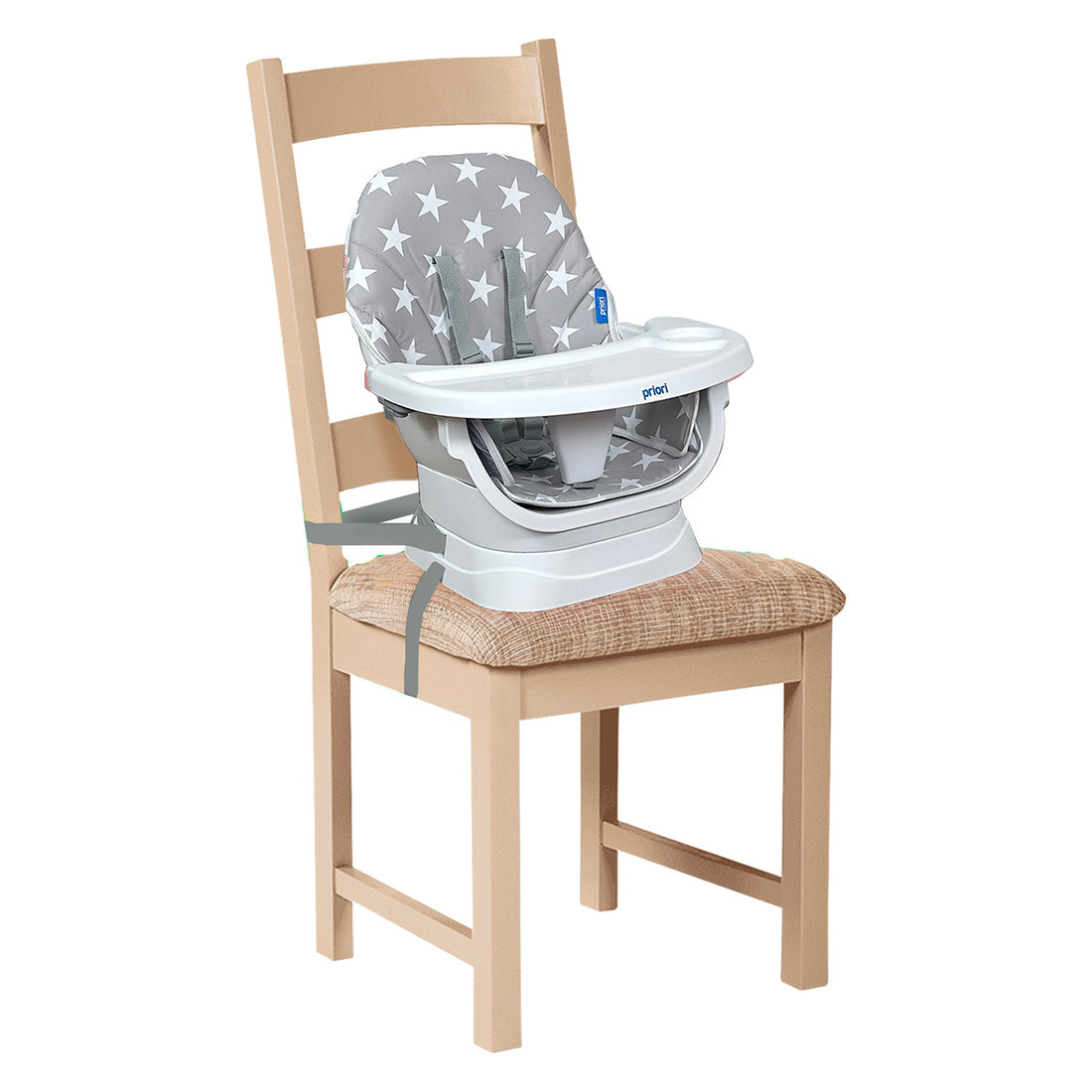Silla Comedor bebé 12 en 1 con Giro 360 Yae de Priori Gris