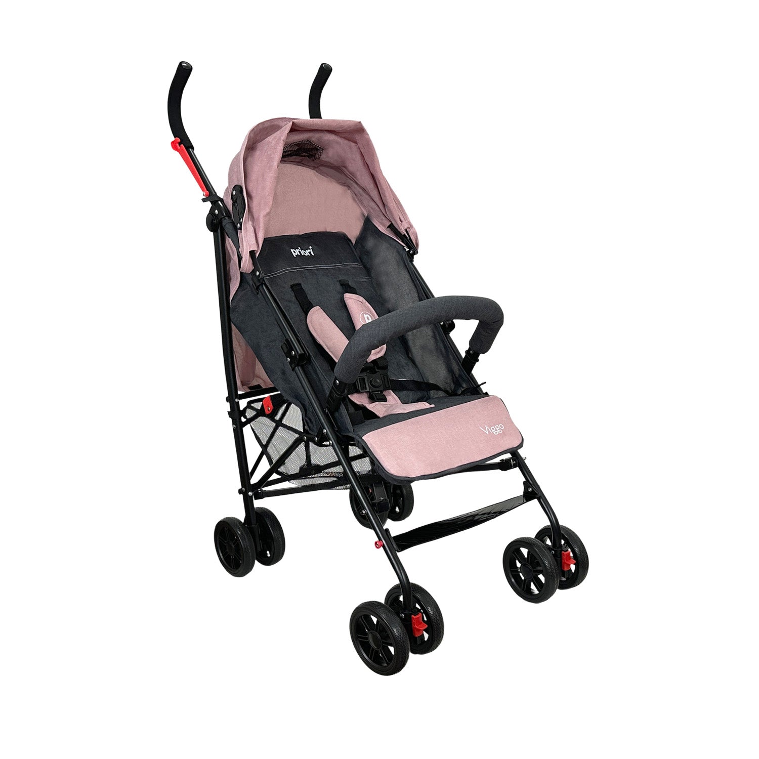 Coche de Paseo Bebé Viggo Priori Rosado