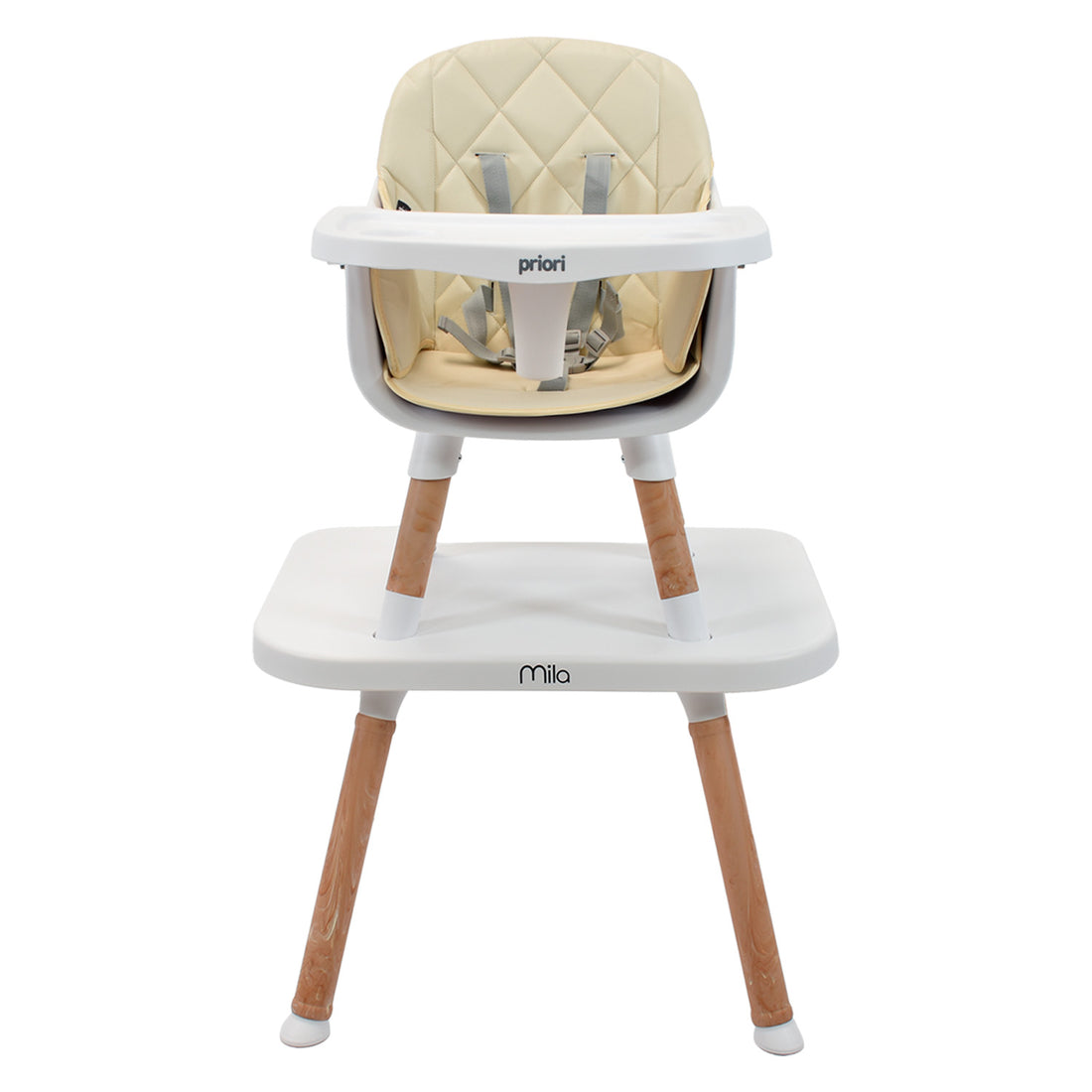 Silla Comedor Bebé 6 en 1 Mila Beige  Priori Beige