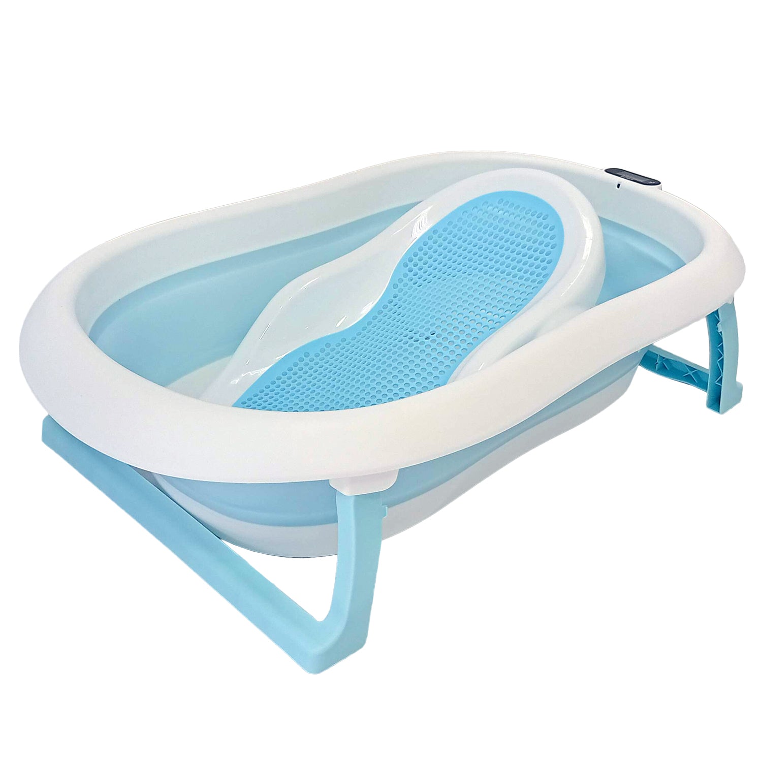 Bañera Bebe Plegable Portatil Ocean Priori Azul
