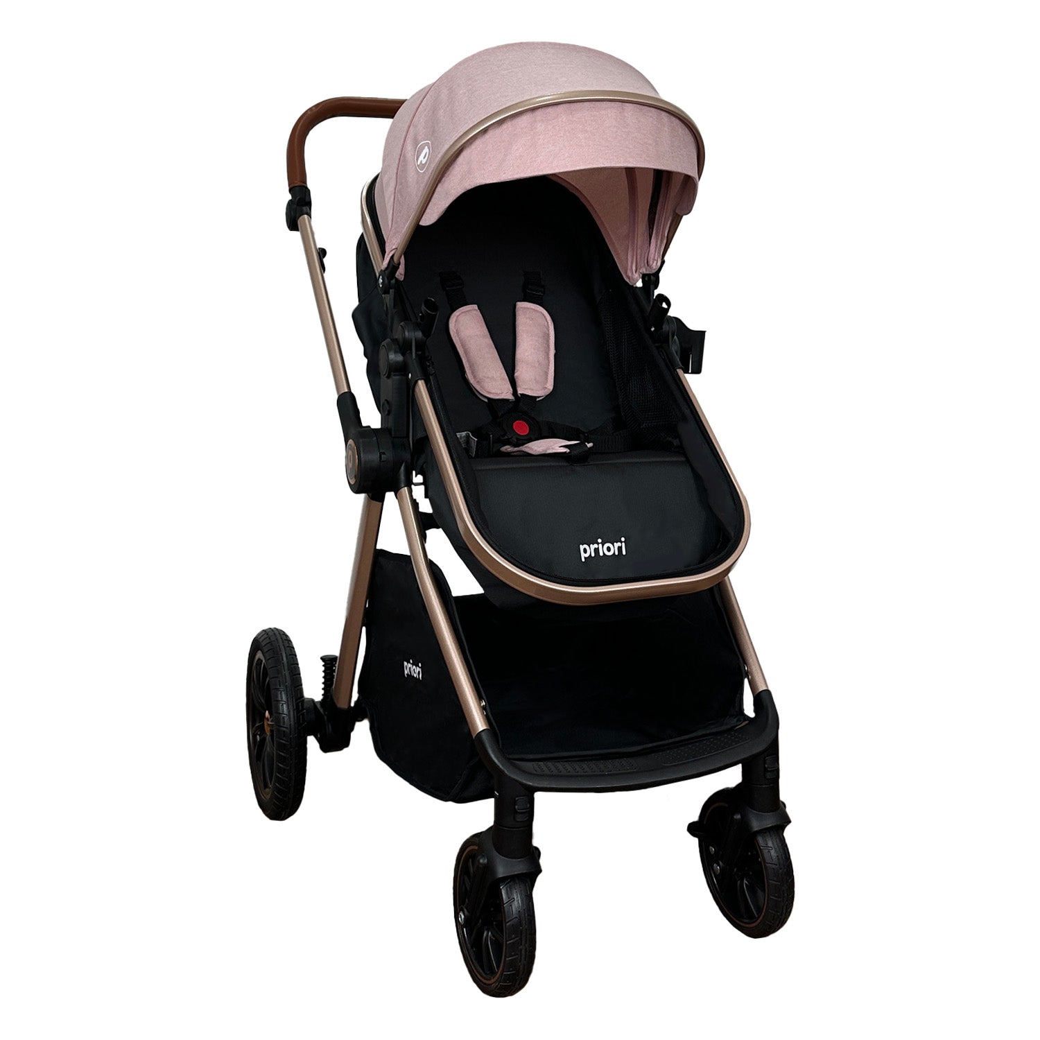 Coche Bebe Travel System Snow Priori Rosa