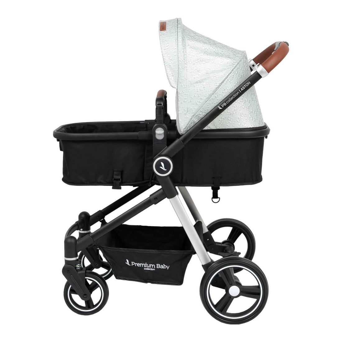 Coche Bebé Moises Aston Premium Baby Collection Gris