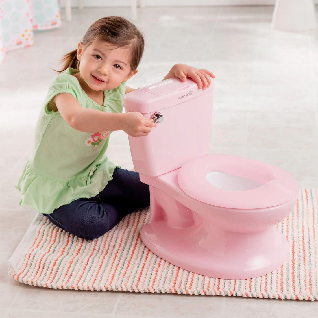 Vasenilla Inodoro Bebe Sonidos Summer Rosa 11676ADSV