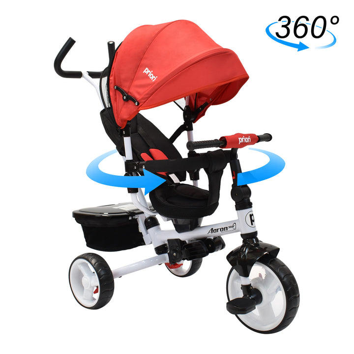 Triciclo Paseador Aaron 360 Bebe Priori Rojo