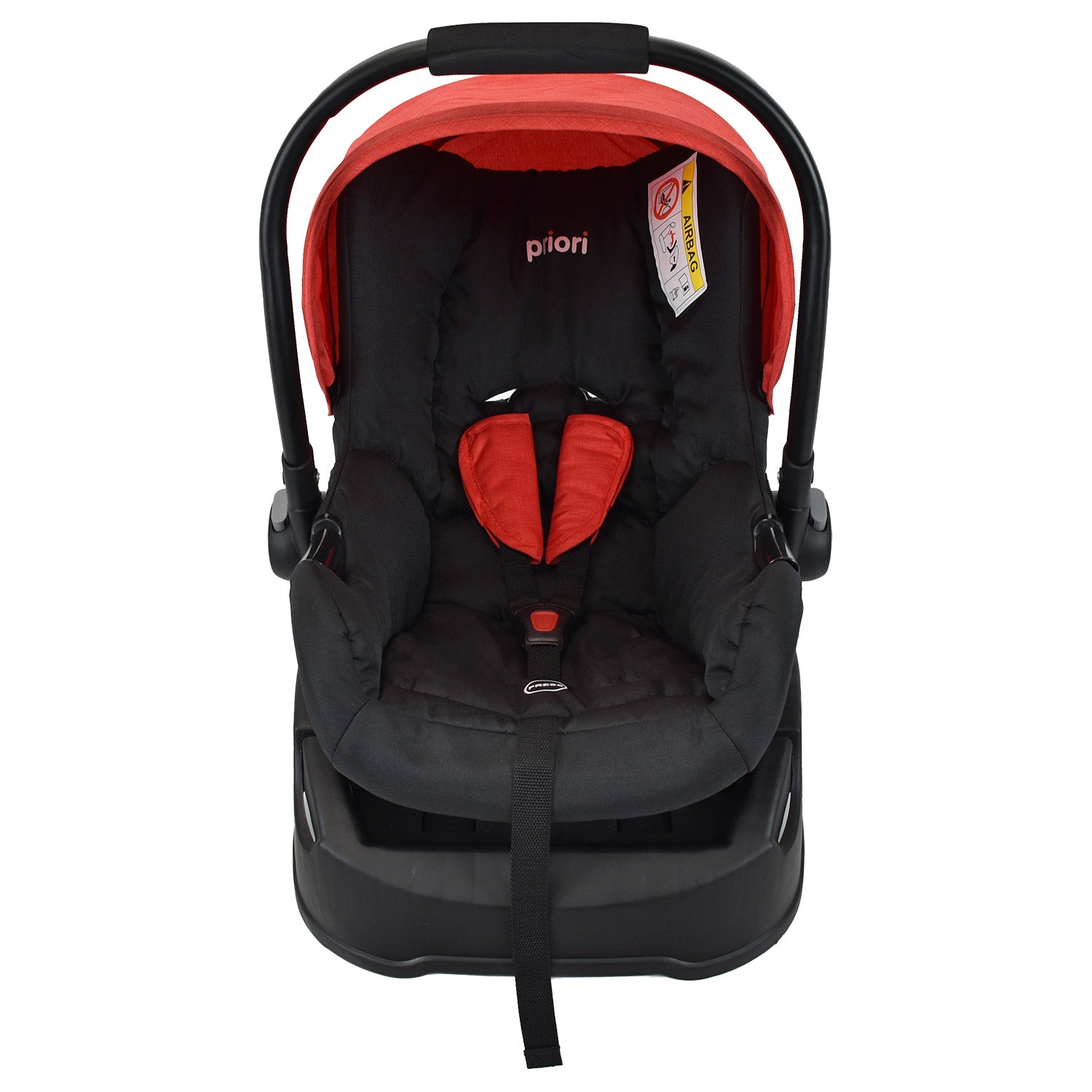 Silla Portabebe con Base Capri Priori Rojo