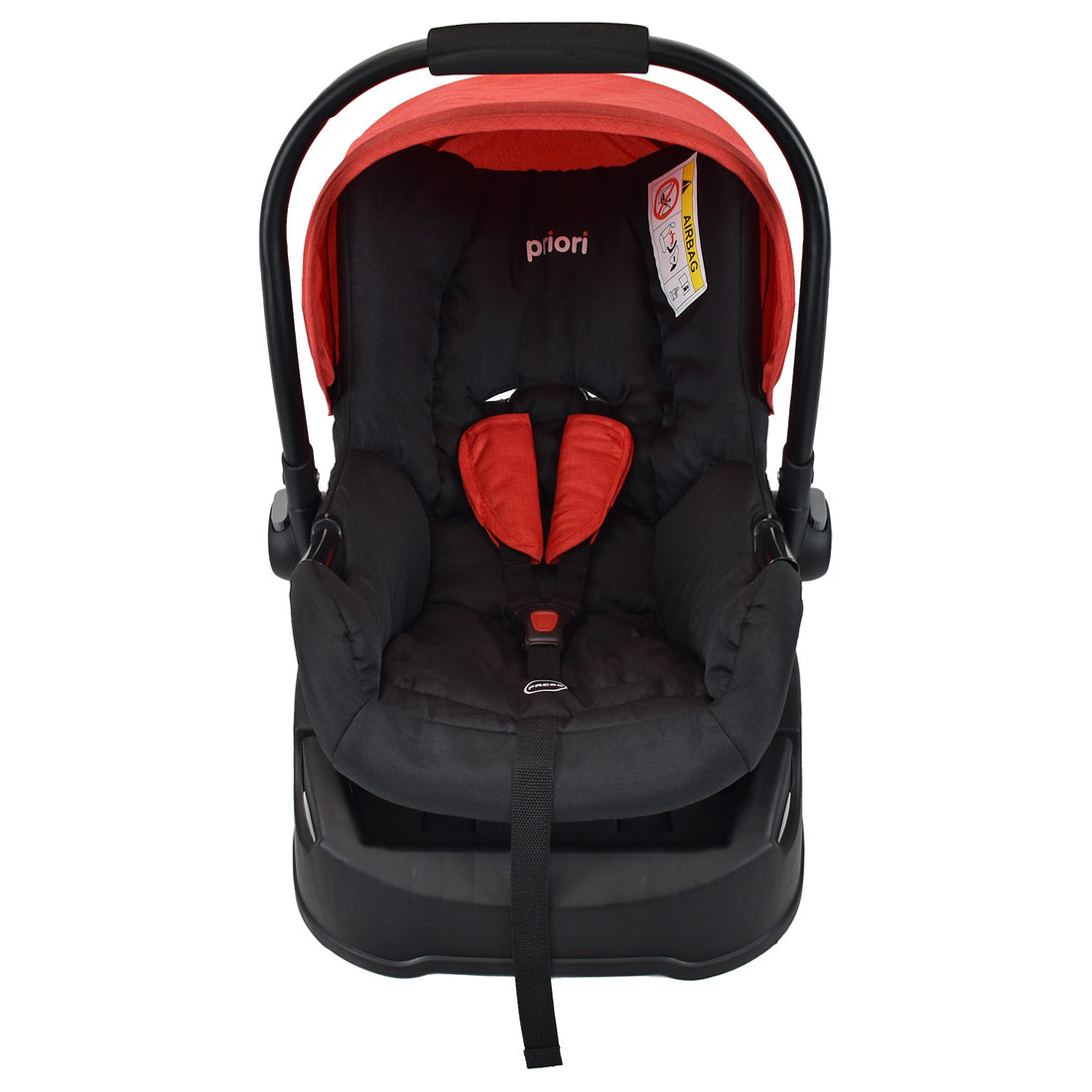 Silla Portabebe con Base Capri Priori Rojo