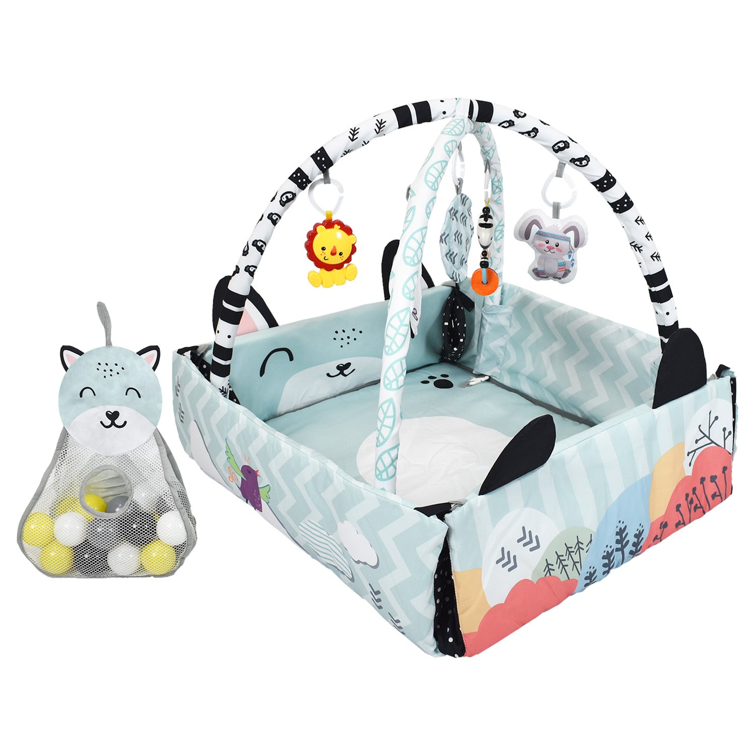 Gimnasio Actividades Con Pelotas Premium Baby PB-302FT