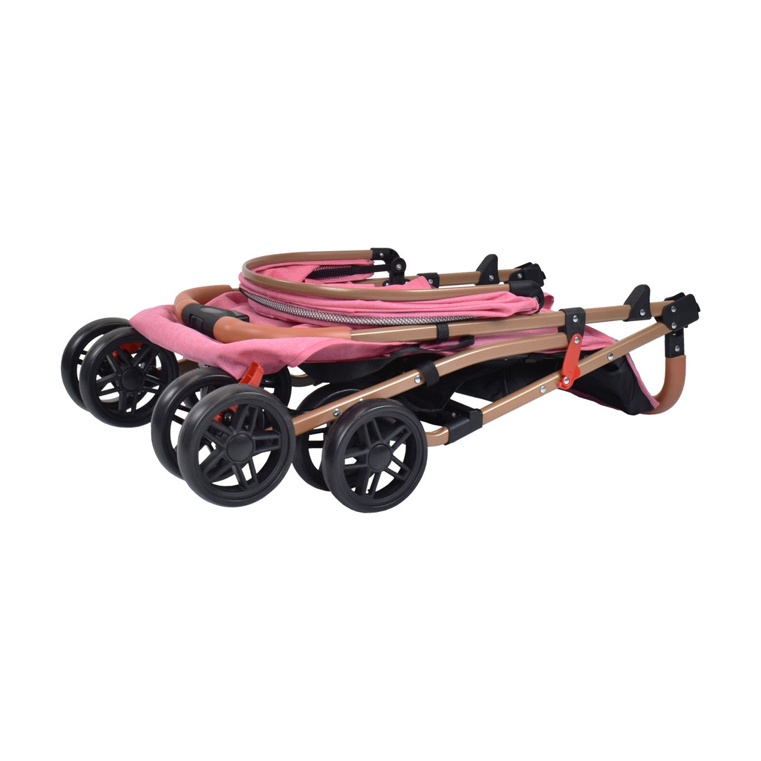 Combo Cuna Colecho Golf +Coche Paseador Park Rosa+ Pañalera Morral