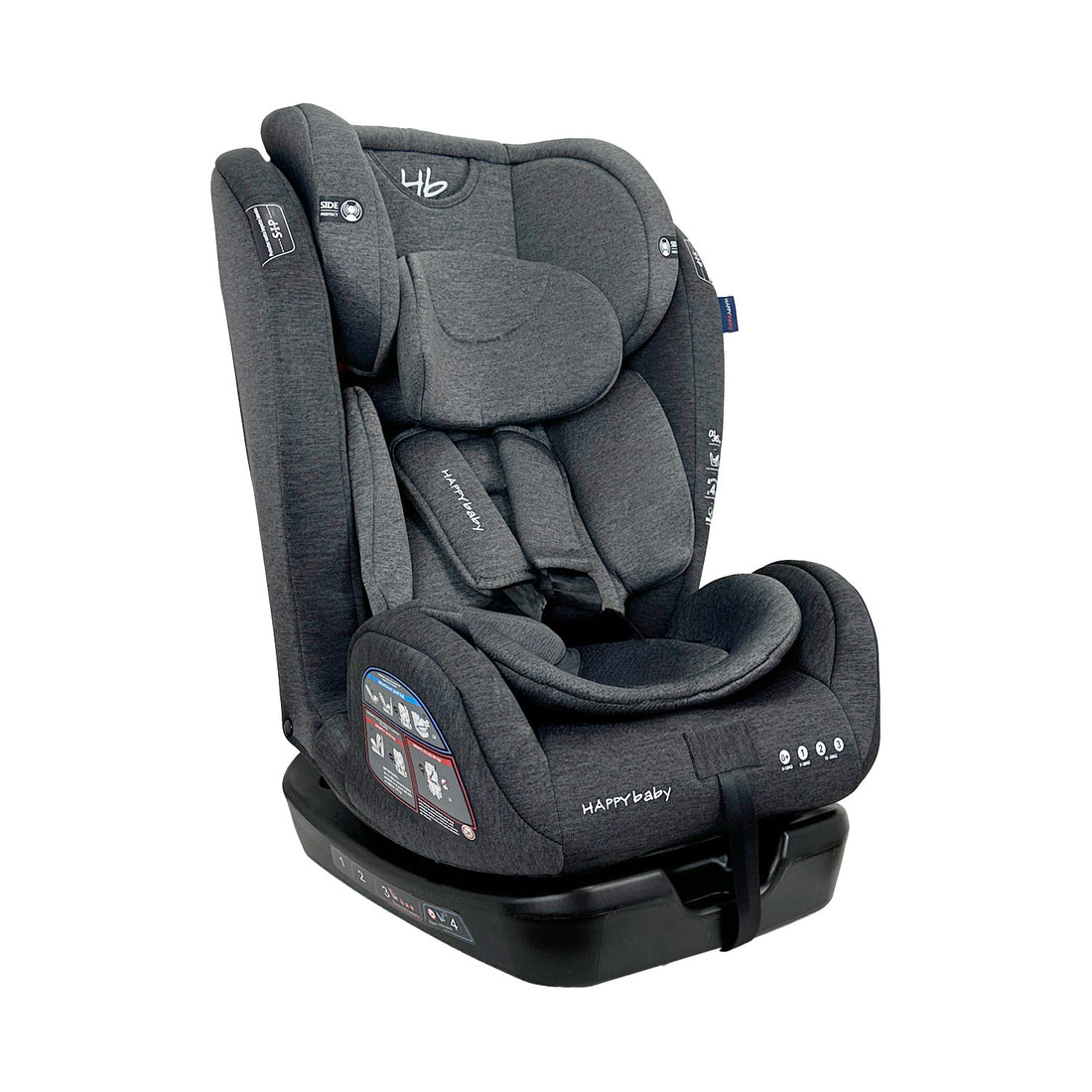Silla para carro bebe Happy Baby Italia Negro