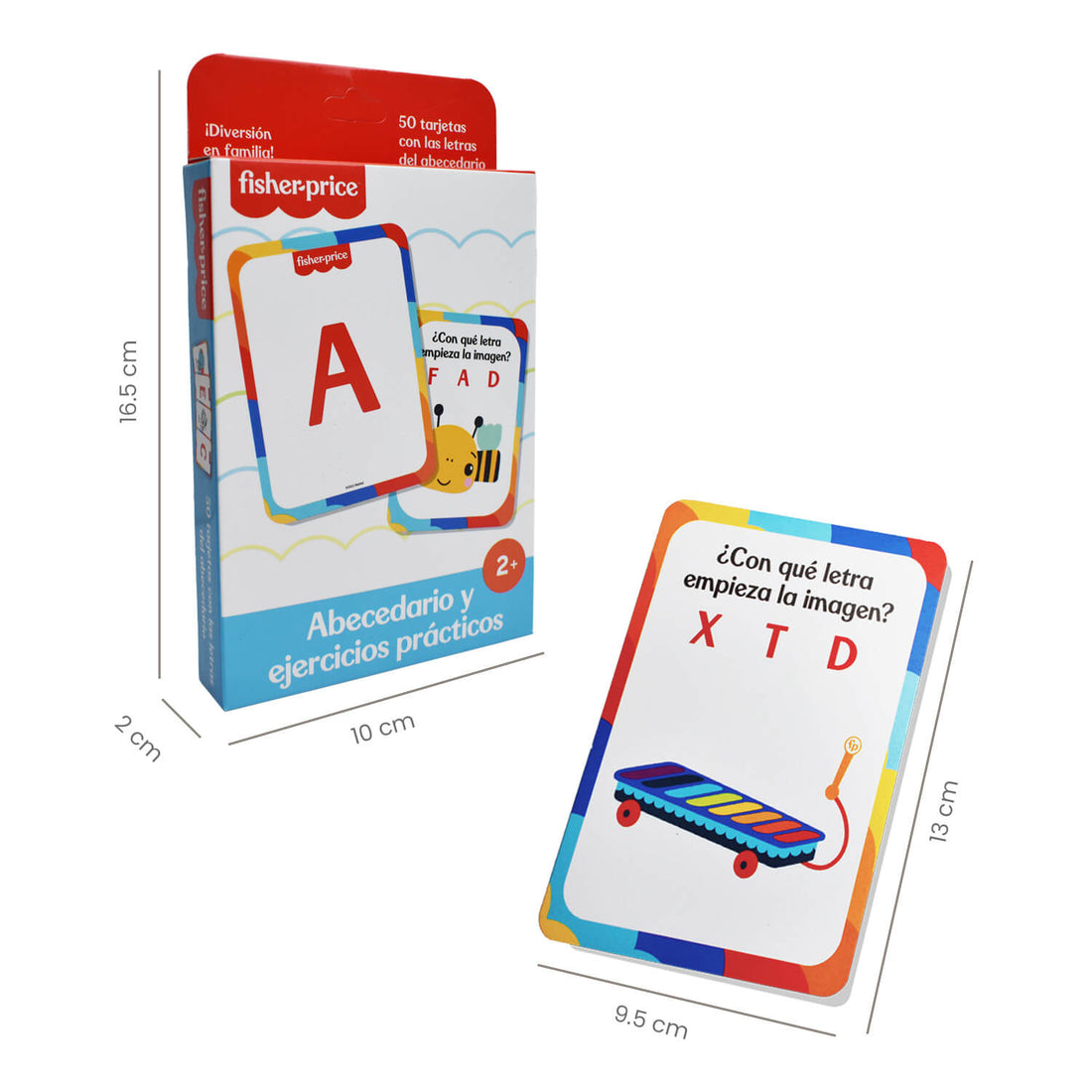 Juego Cartas de Aprendizaje Fisher Price Abecedario
