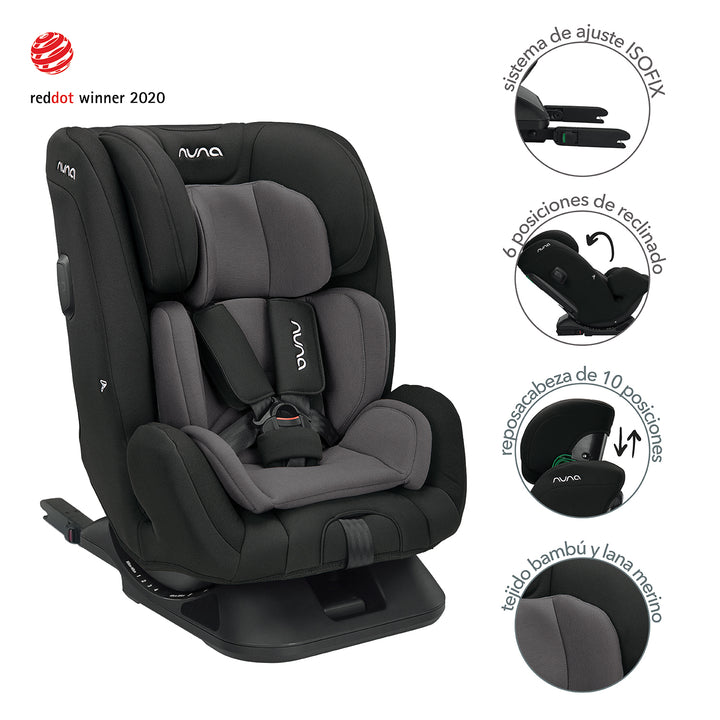 Silla de carro Bebe Nuna Isofix Tres Lx  Caviar