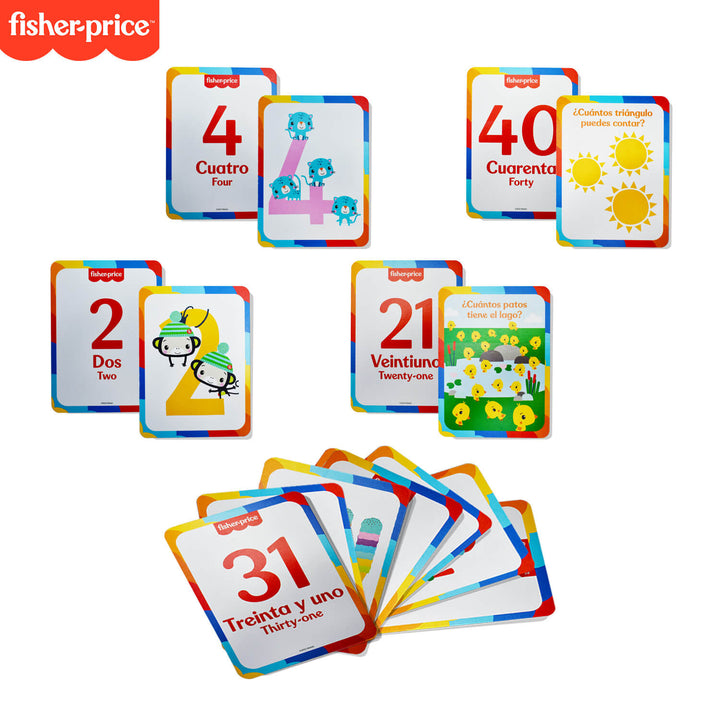 Juego Cartas de Aprendizaje Fisher Price Aprende a Contar