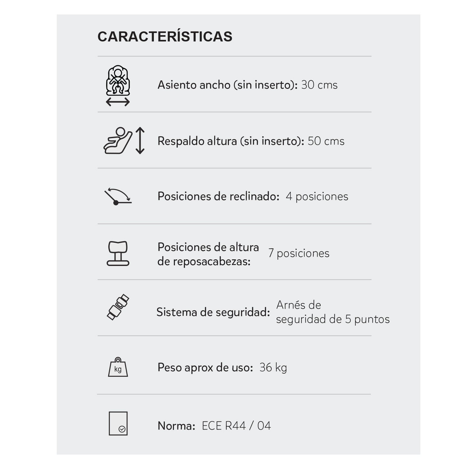 Silla para carro bebé Priori Prix Azul